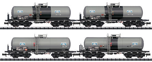 Trix 15419 N Aretz 4-Axle Sulfuric Acid Tank Car 4-Pack