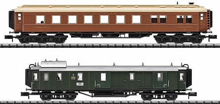 Trix 15967 N Bavarian Express Train Around 1925 Add-On Car Set