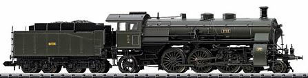 Trix 16182 DRG Class BR 18.5 Steam Locomotive & Tender #3703
