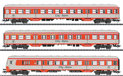 Trix 23434 HO City-Bahn Passenger 3-Car Set (Exclusive)
