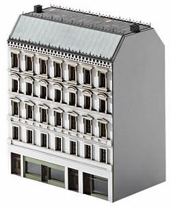 Trix 66144 N Wilhelminian-Era 5-Story Stucco Townhouse