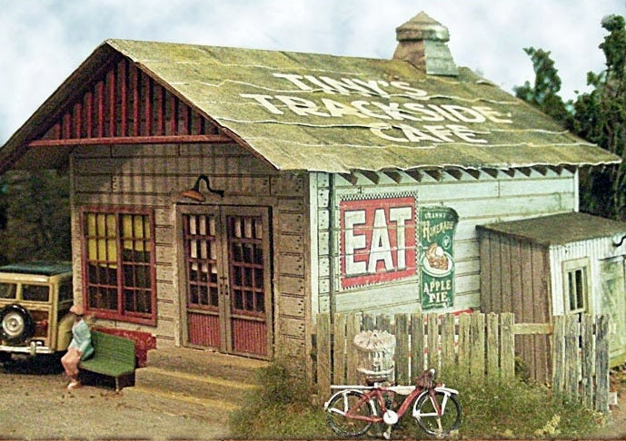 Bar Mills 522 HO Tiny's Trackside Café Kit