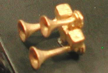 Cal Scale 190-640 HO Nathan P3 P3U 3-Chime Air Horn Lost Wax Brass Casting