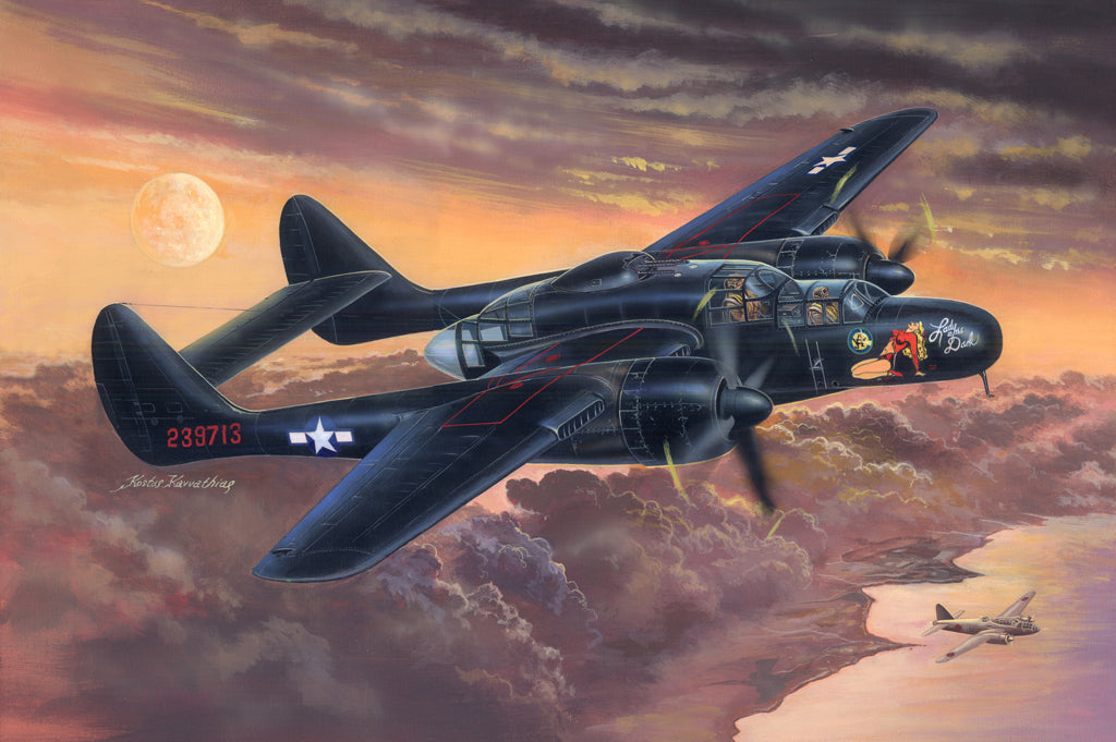 Hobby Boss Models 83209 1:32 Northrop P-61B Black Widow Military Plane Kit