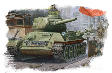 Hobby Boss s 84809 1:48 1944 Russian T-34/85 Military Tank Model Kit
