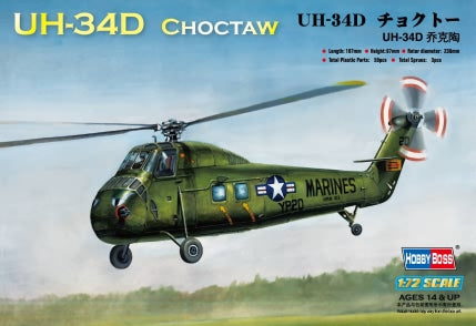 Hobby Boss s 87222 1:72 Sikorsky UH-34D Choctaw Military Aircraft Helicopter Kit