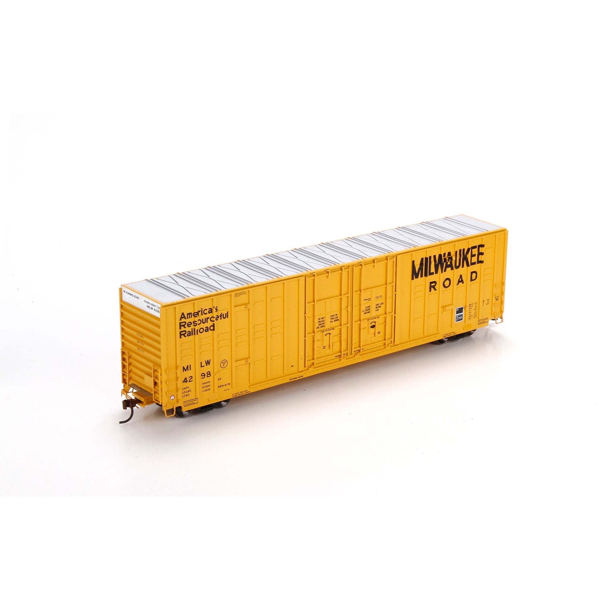 Athearn 96383 HO RTR 60' Berwick Hi-Cube Box, MILW #4298