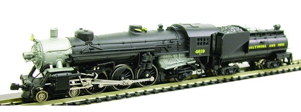 Model Power 87471 N Baltimore & Ohio Steam 4-6-2 Pacific w/Vanderbilt Tender
