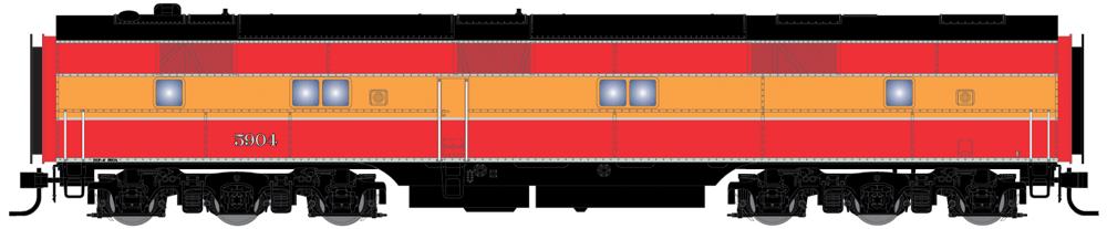 Broadway Limited 2734 HO Southern Pacific EMD E7B Paragon2™ #5904