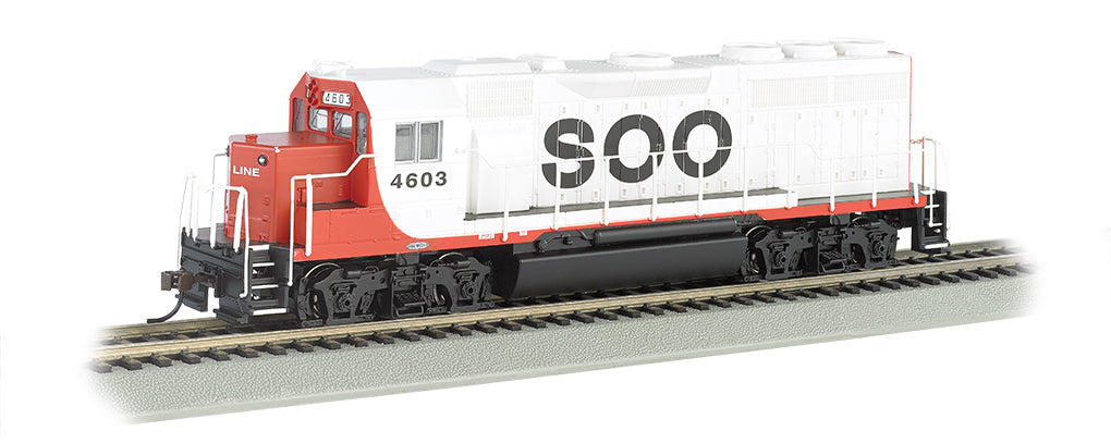 Bachmann 66304 HO Soo Line EMD GP40 Diesel Locomotive with Sound and DCC #4603