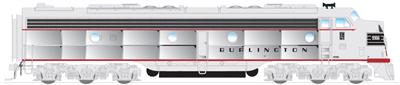 Broadway Limited 2748 HO CB&Q EMD E8A w/Paragon2 #9966