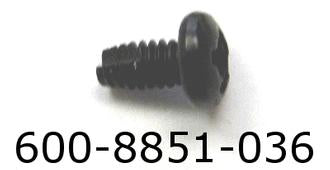 Lionel 8851-36 5-40x1/4" Black Phillips Pan Head Machine Screws