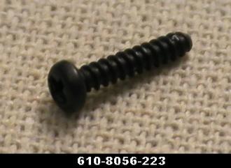 Lionel 18056-223 #2 x 7/16" Black Phillips Round Head Screw