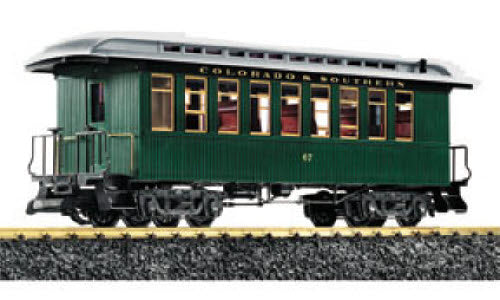 LGB 37800 G Scale Colorado & Southern Passenger Car - with Plastic Wheels