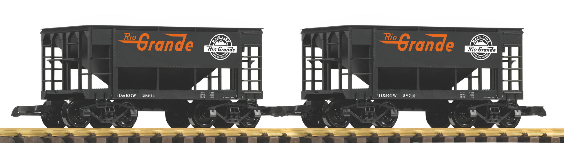 Piko 38931 G Denver & Rio Grande Western Ore Car (Pack of 2)