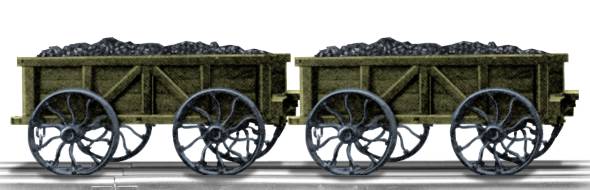 Lionel 6-27426 Stourbridge Lion Anthracite Coal Cars