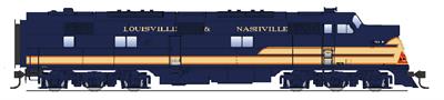 Broadway Limited 3279 HO Louisville & Nashville EMD E6A Dual Headlight #454A