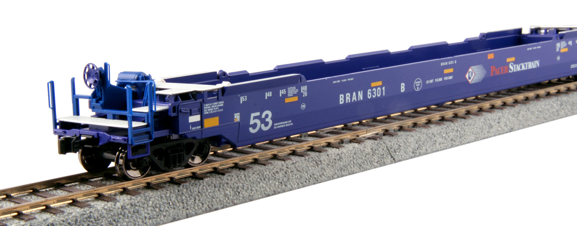 Kato 30-9039 HO Gunderson Maxi IV 3-Unit Well Car - Ready to Run