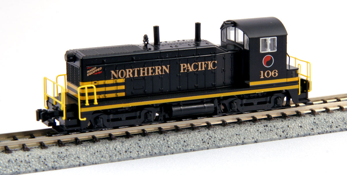 Kato 176-4372-1 N Northern Pacific EMD NW2 Diesel Switcher w/ DCC #106