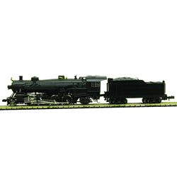 Model Power 87570 N 2-8-2 Mikado w/Standard Tender Standard DC Undecorated