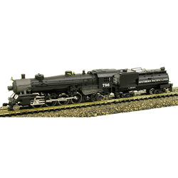 Model Power 87593 N SP 2-8-2 Mikado Steam Locomotive w/Vanderbilt Tender