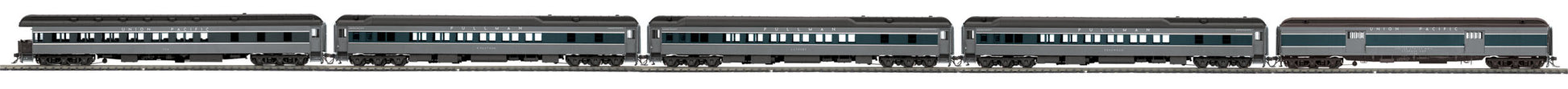 MTH 80-40004 HO Union Pacific Heavyweight Passenger Car Set (Set of 5)