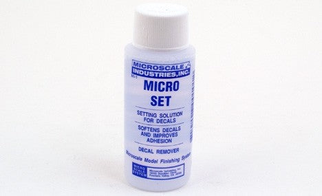 Microscale MI-1 Micro Set Solution 1 Oz. Bottle (Decal Setting/Remover)