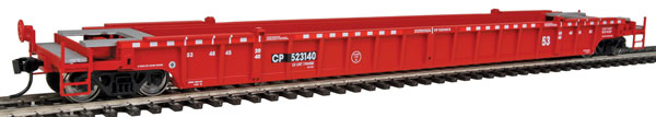 Walthers 910-55053 HO Canadian Pacific NSC 3-Unit 53' Well Car RTR #523140