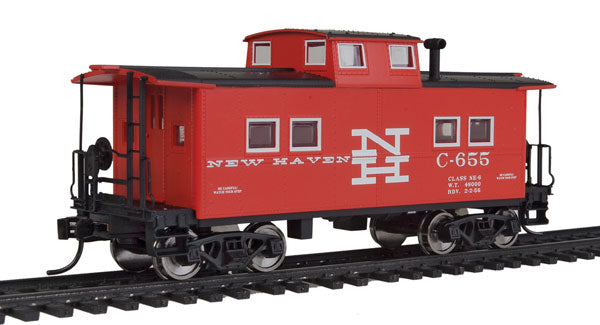 Walthers 910-8605 HO New Haven NE-Style Center Cupola Caboose Ready to Run #655