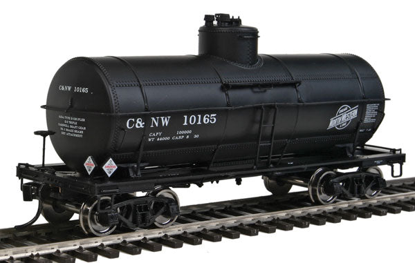 Walthers 920-100515 HO CNW Type 21 ACF 10,000-Gallon Tank Car #10165