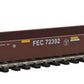 Walthers 920-109005 HO FEC Gunderson Rebuilt All-Purpose 53' Well Car #72392