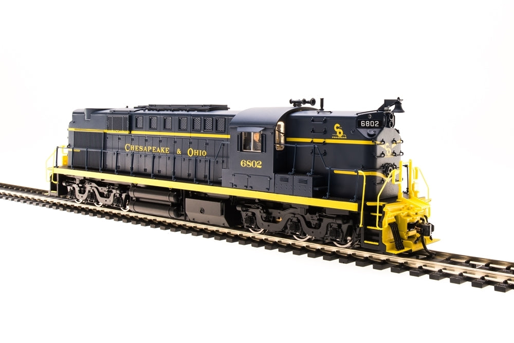 Broadway Limited 2985 HO C&O Alco RSD7 High Nose Diesel Switcher Paragon2™ #6802