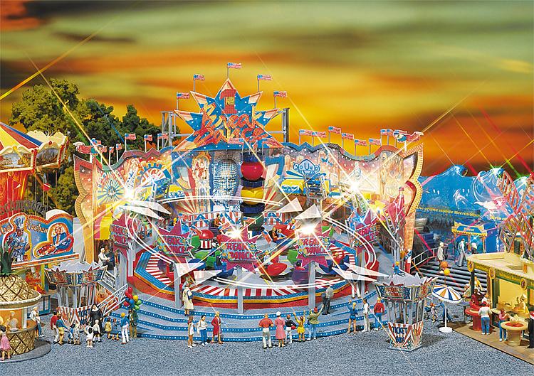 Faller 140461 HO Carnival Rides - Breakdancer #1 w/2 Ticket Booths