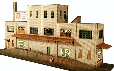 GCLaser 1903 HO 3-Story Industrial Backdrop - Cube Modular System