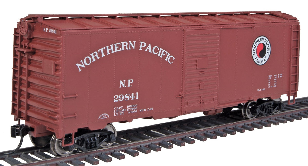 Walthers 910-1660 HO Northern Pacific 40' AAR 1944 Boxcar #29841