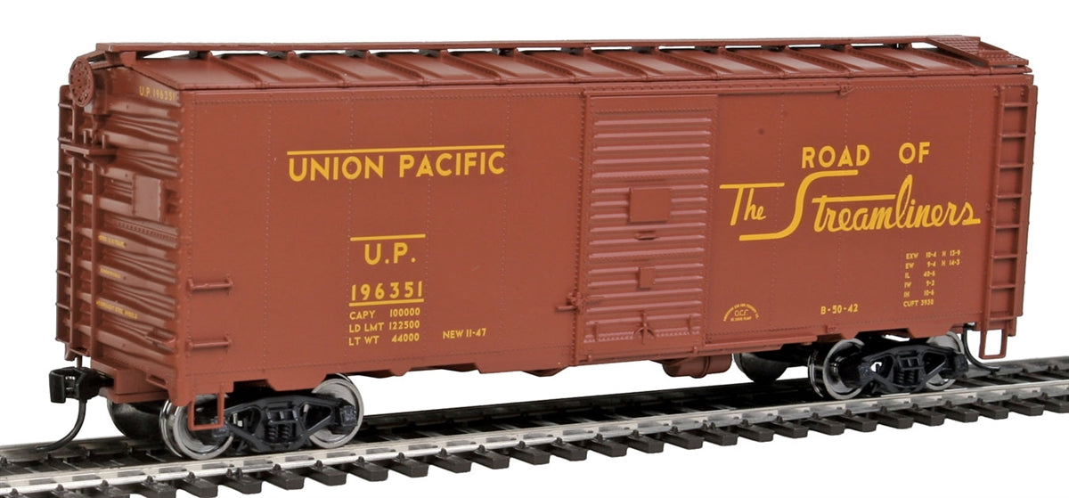 Walthers 910-1672 HO Union Pacific 40' AAR 1944 Boxcar - Ready to Run #196351