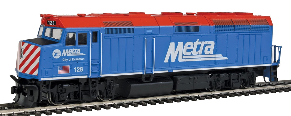 Walthers 910-19459 HO Metra EMD F40PH w/ SoundTraxx Sound & DCC #128