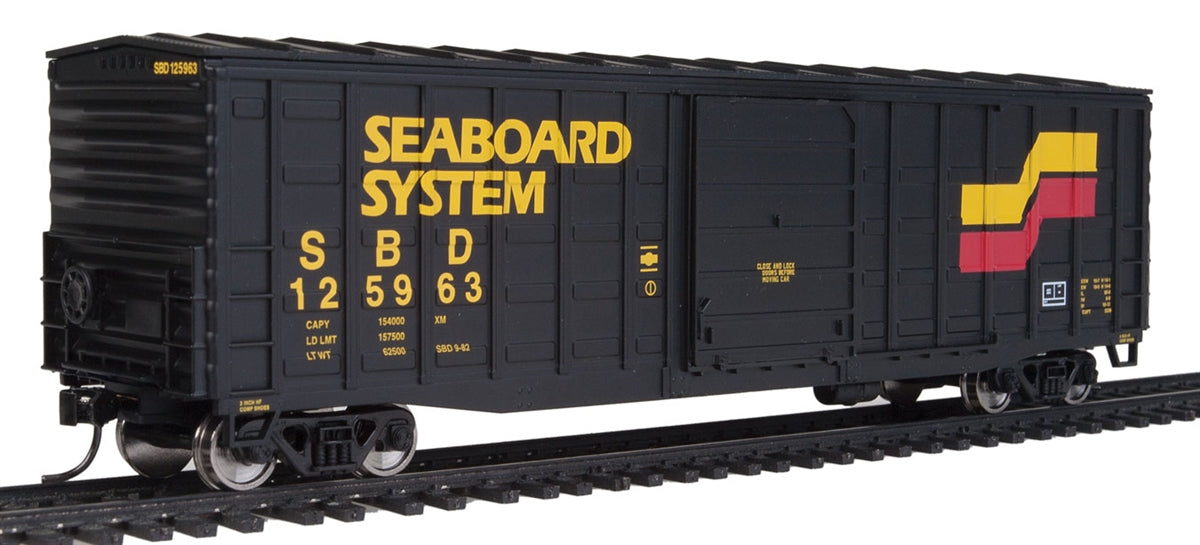 Walthers 910-2313 HO Seaboard 50' Waffle-Side Boxcar - Ready To Run #125963