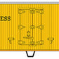 Walthers 910-3610 HO Burlington Refrigerator Express BREX 40' 2-Sheathed Reefer
