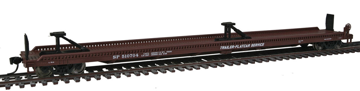 Walthers 910-5207 HO Southern Pacific 75' Piggyback Flatcar RTR #510704