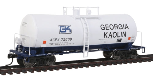 Walthers 920-100124 HO Georgia Kaolin UTLX 40' Funnel Flow Tank Car #75609