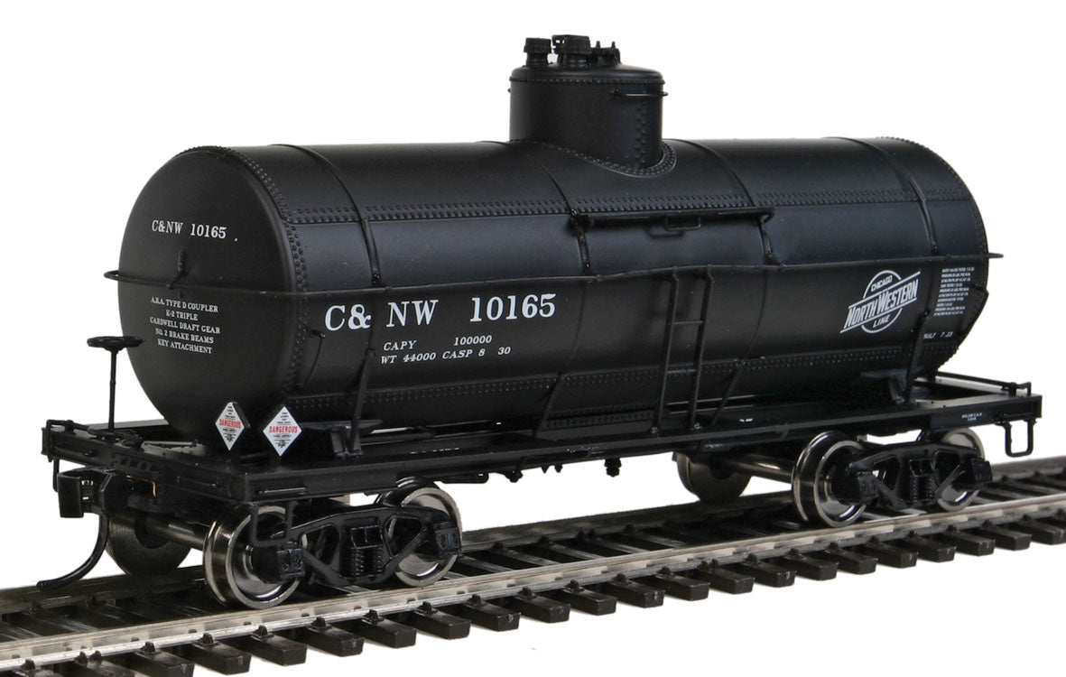 Walthers 920-100515 HO CNW Type 21 ACF 10,000-Gallon Tank Car #10165