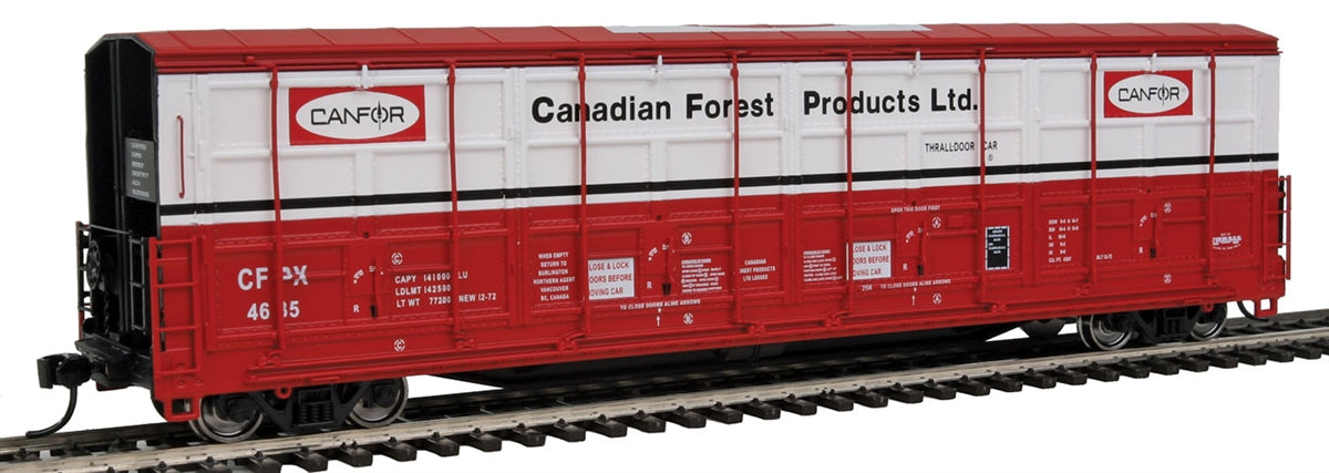 Walthers 920-101912 HO Canadian Forest Products, Ltd 56' Thrall Boxcar #4635