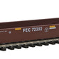 Walthers 920-109005 HO FEC Gunderson Rebuilt All-Purpose 53' Well Car #72392