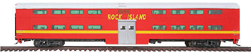 Walthers 920-15502 HO Scale Rock Island 85' P-S Bi-Level Commuter Coach Car