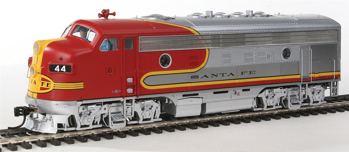 Walthers 920-47699 HO Santa Fe EMD F7A w/48" Dynamic Fan - Standard DC #44L