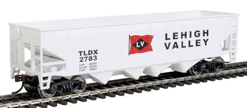 Walthers 931-1427 HO Lehigh Valley Offset Hopper - Ready to Run