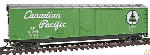 Walthers 931-673 HO Canadian Pacific 50' Plug-Door Boxcar #81046 - Ready to Run