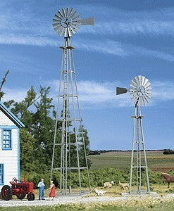 Walthers 933-3198 HO Van Dyke Farm Windmill Kit (Pack of 2)