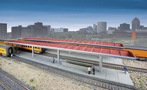 Walthers 933-3391 HO Scale Station Platform Building Kit (Pack of 2)